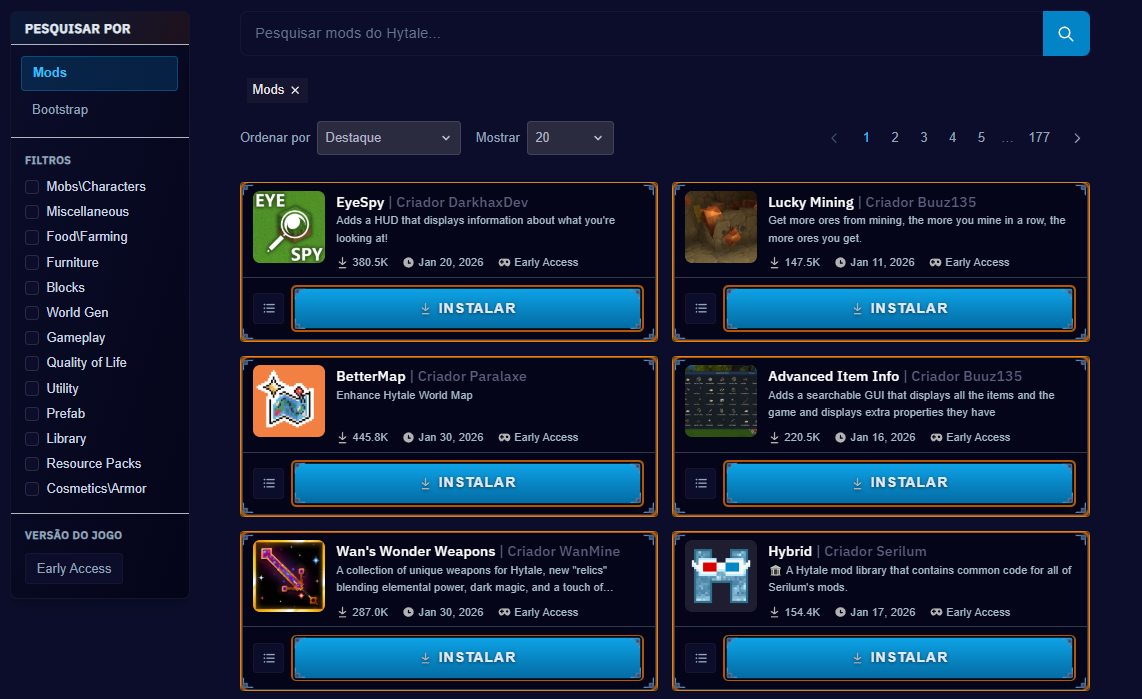 Servidor Host Hytale BedHosting